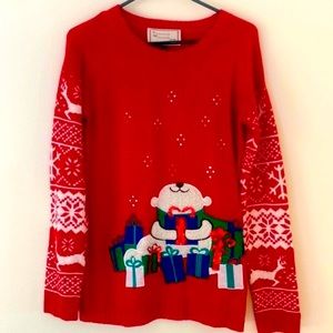 NWOT With Love Derek M Christmas Sweater